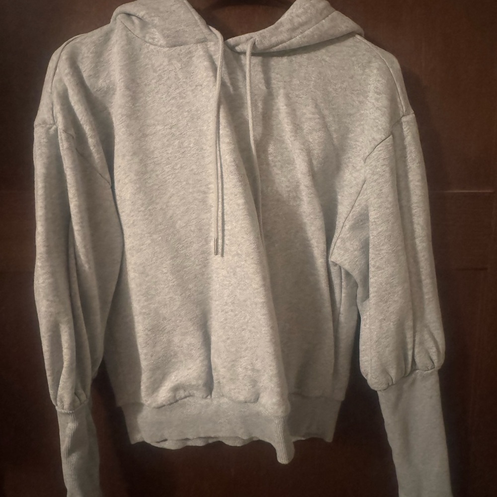 Express Heather Gray Women's Hoodie